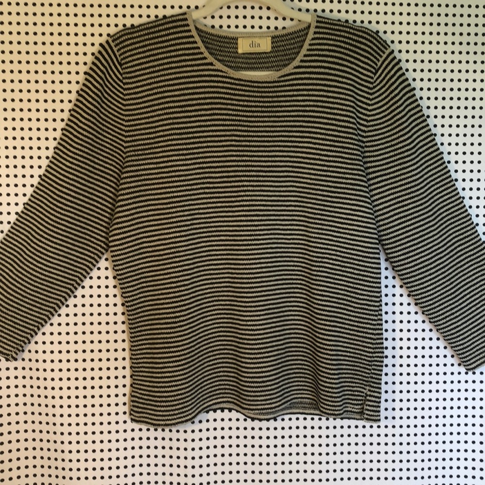 Dia Striped Pullover Sweater